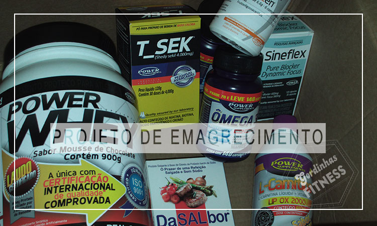 suplementos, projeto de emagrecimento